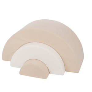 Babylove, Byggbare klosser Rainbow, beige