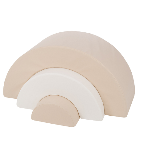 Babylove, Byggbare klosser Rainbow, beige