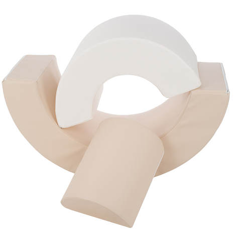 Babylove, Byggbare klosser Rainbow, beige - Bilde 3