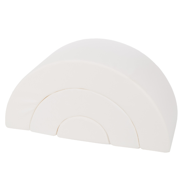 Babylove, Byggbare klosser Rainbow, hvit - Bilde 2