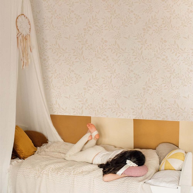 Dekornik, tapet Subtle Flowers Beige - Bilde 3