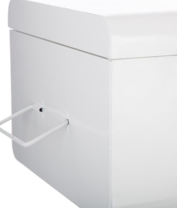 Hvit koffertoppbevaring, 2-pakk