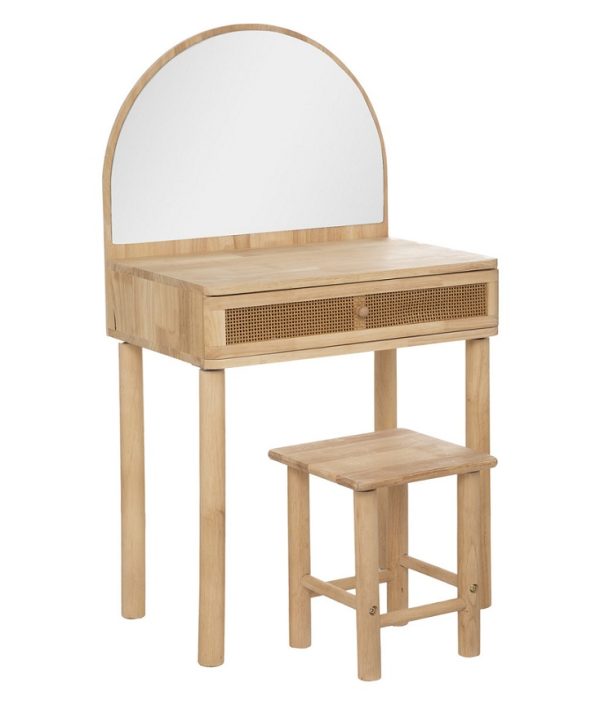 Speilbord med krakk til barnerommet, natur