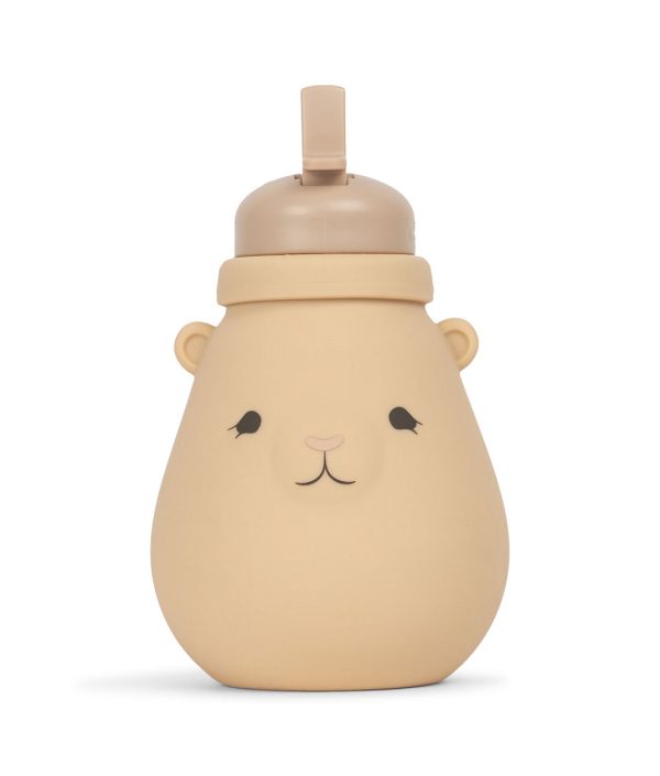 Konges Sløjd, vannflaske i silikon Teddy, Shell