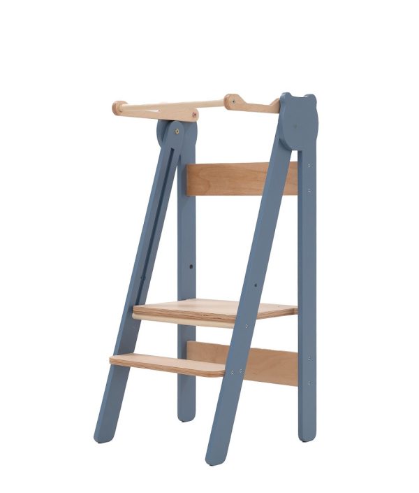 Hjelpekrakk sammenleggbar, dusty blue