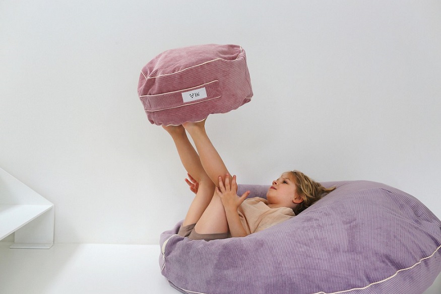 Bini, sittepose Cozy, rosa - Bilde 4