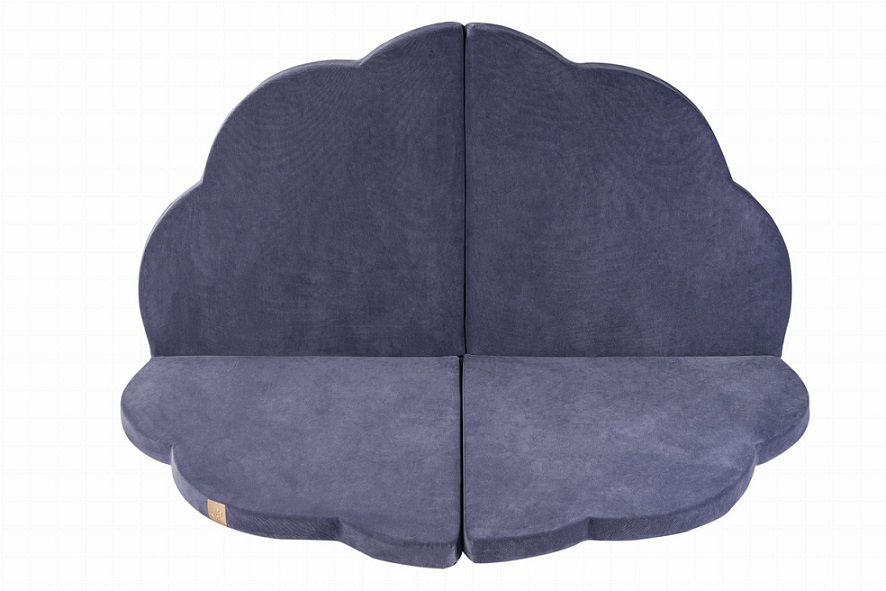 Meow, fleksibel lekematte Cloud, blågrå