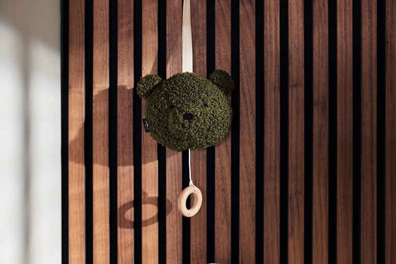 Jollein, sengemobil spilledåse, Teddy Bear Leaf Garden - Bilde 3