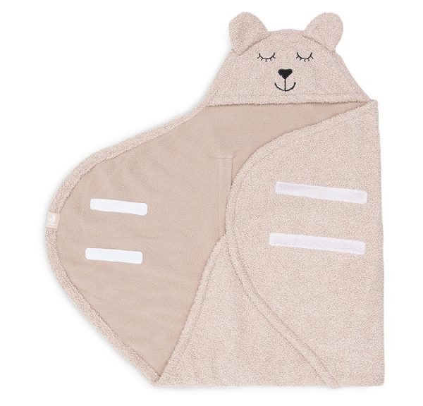 Jollein, omslagsbabywrap kjørepose Bear boucle, wild rose