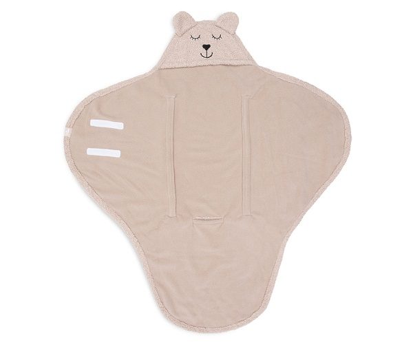 Jollein, omslagsbabywrap kjørepose Bear boucle, wild rose