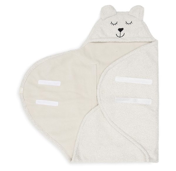 Jollein, omslagsbabywrap kørepose Bear boucle, oatmeal