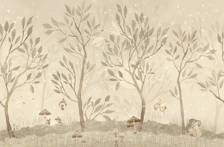 Mrs Mighetto, tapet Acorn Forest Day - Bilde 5