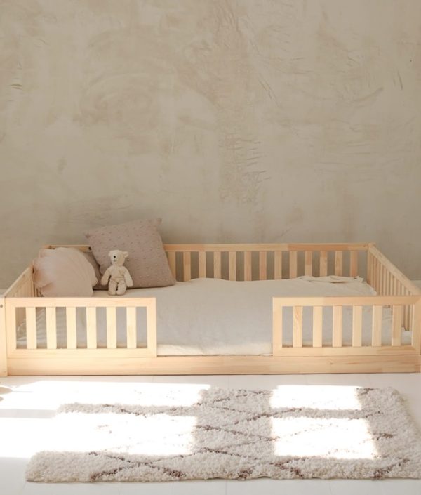 Natur stor barneseng Lisa Duo 140x190 cm