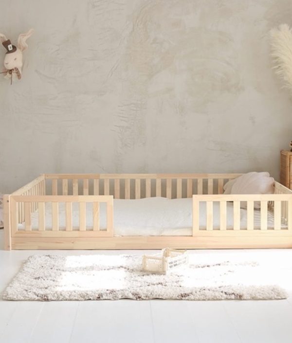 Natur stor barneseng Lisa Duo 140x190 cm