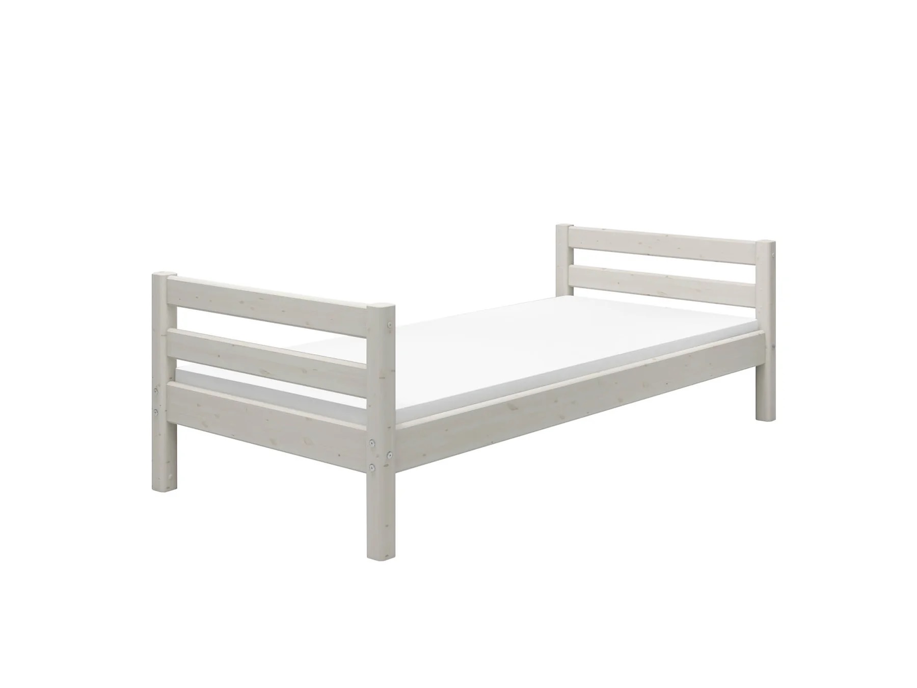 Flexa, barneseng 90x200 cm Classic, hvit