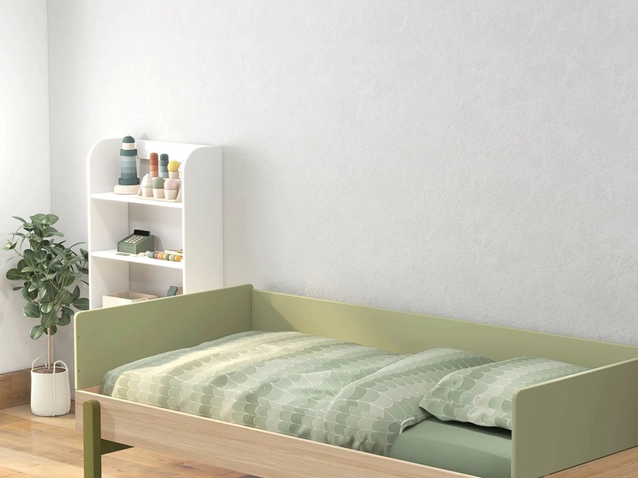 Flexa, barneseng dagbädd 90x200 cm Popsicle, kiwi oak - Bilde 7