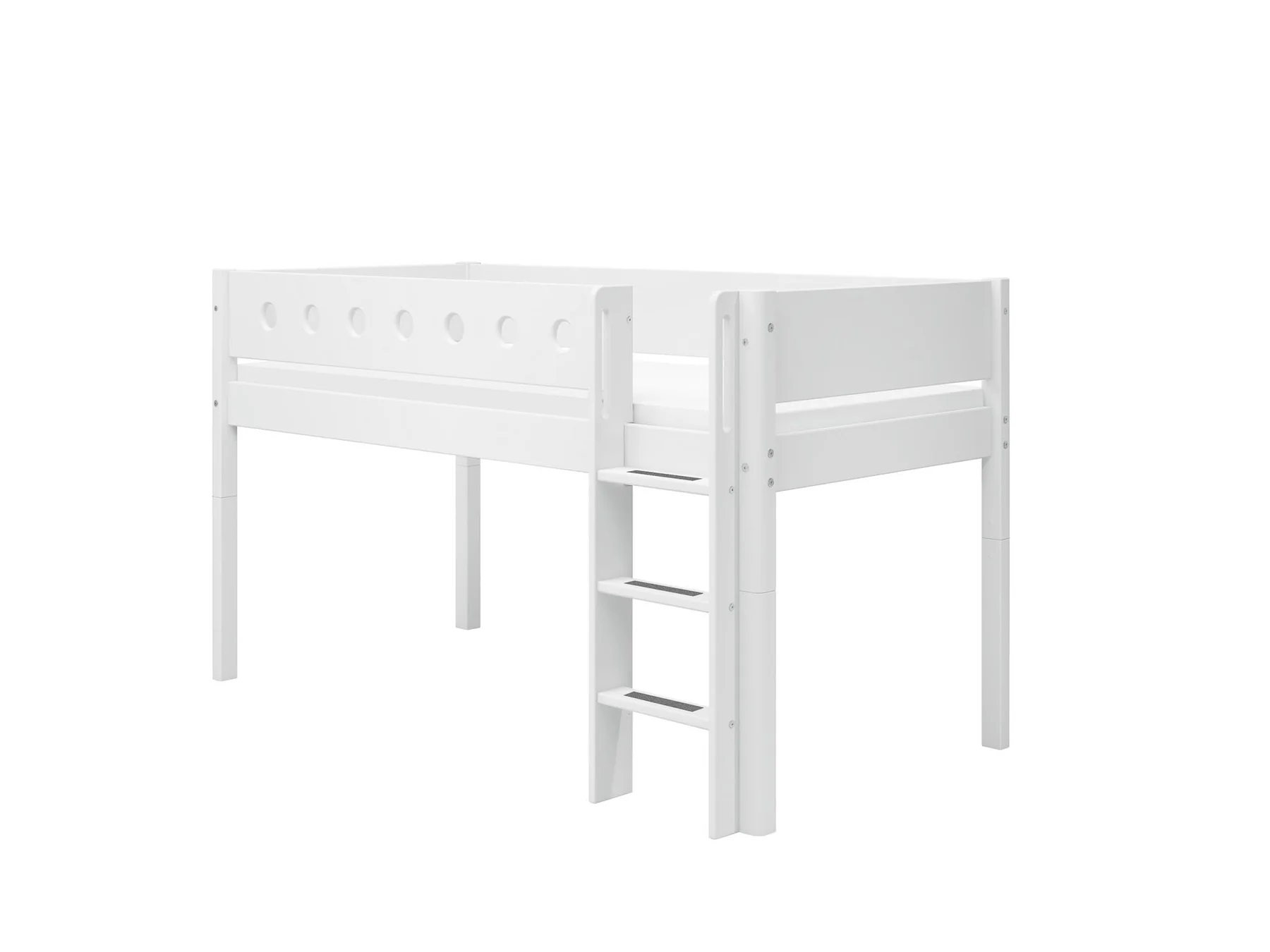 Flexa, lav hems 90x200 cm White