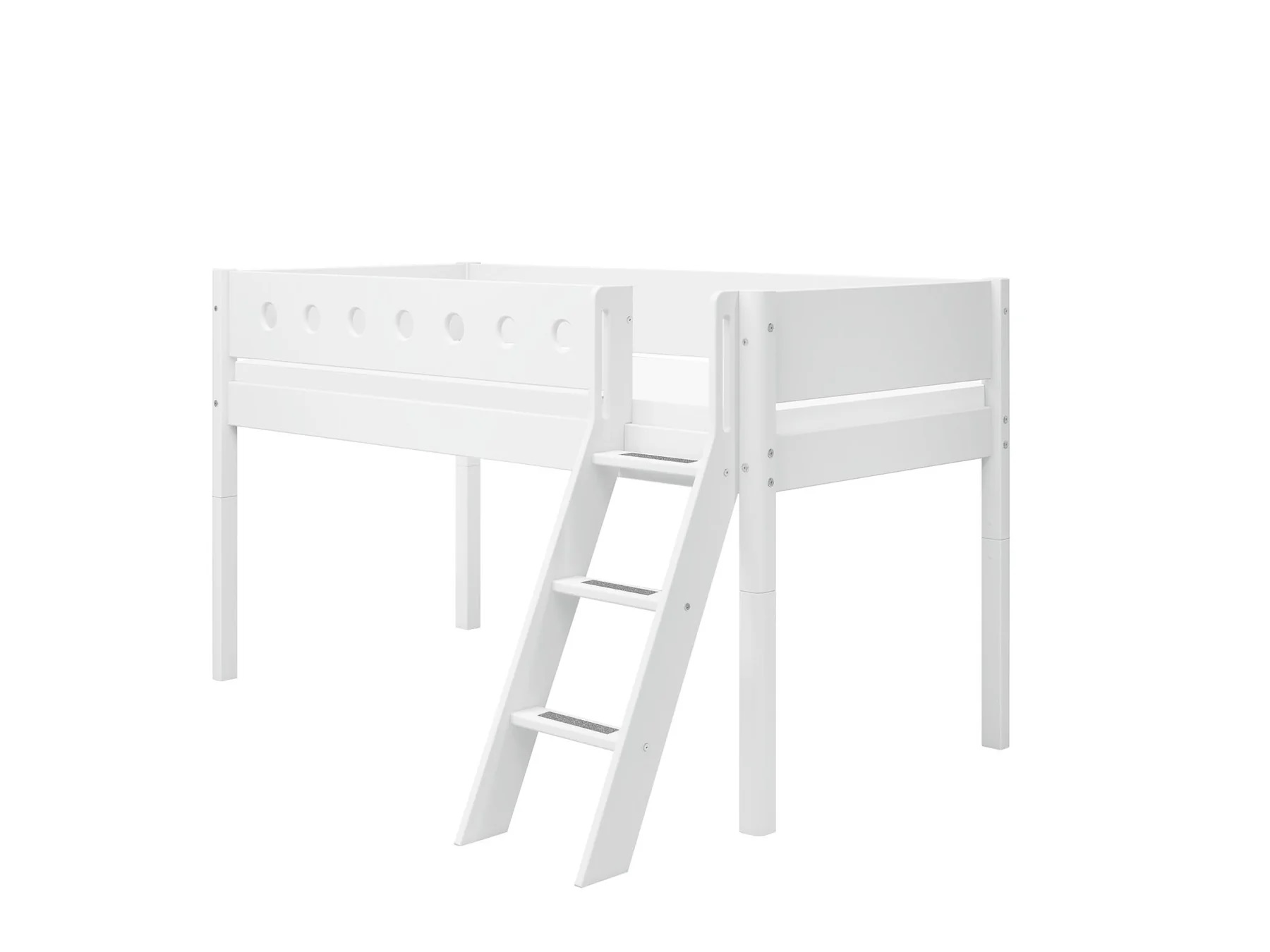 Flexa, lav hems 90x200 cm White - Bilde 2