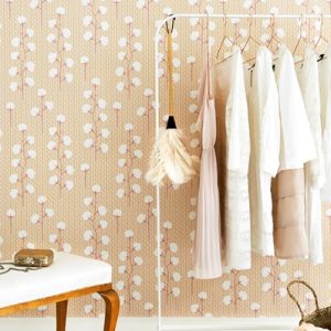 Majvillan, tapet til barnerommet Sweet cotton, rosa