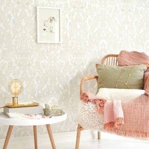 Majvillan, tapet til barnerommet Amelie, natur