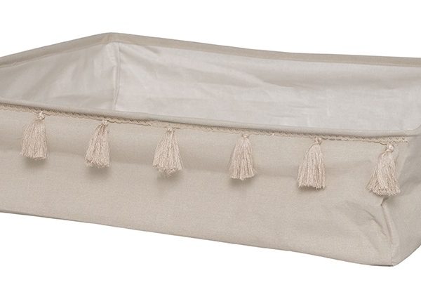 JaBaDaBaDo, sengeoppbevaring med dusker, beige