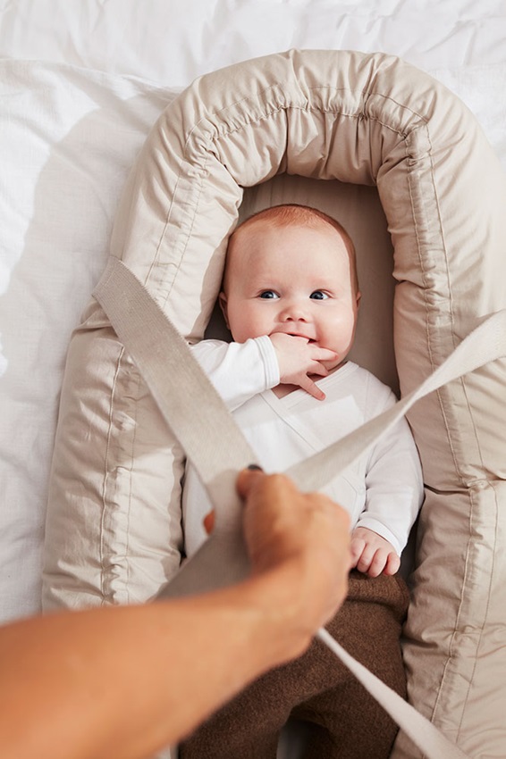 Kid's Concept, babylift babynest, grå - Bilde 5