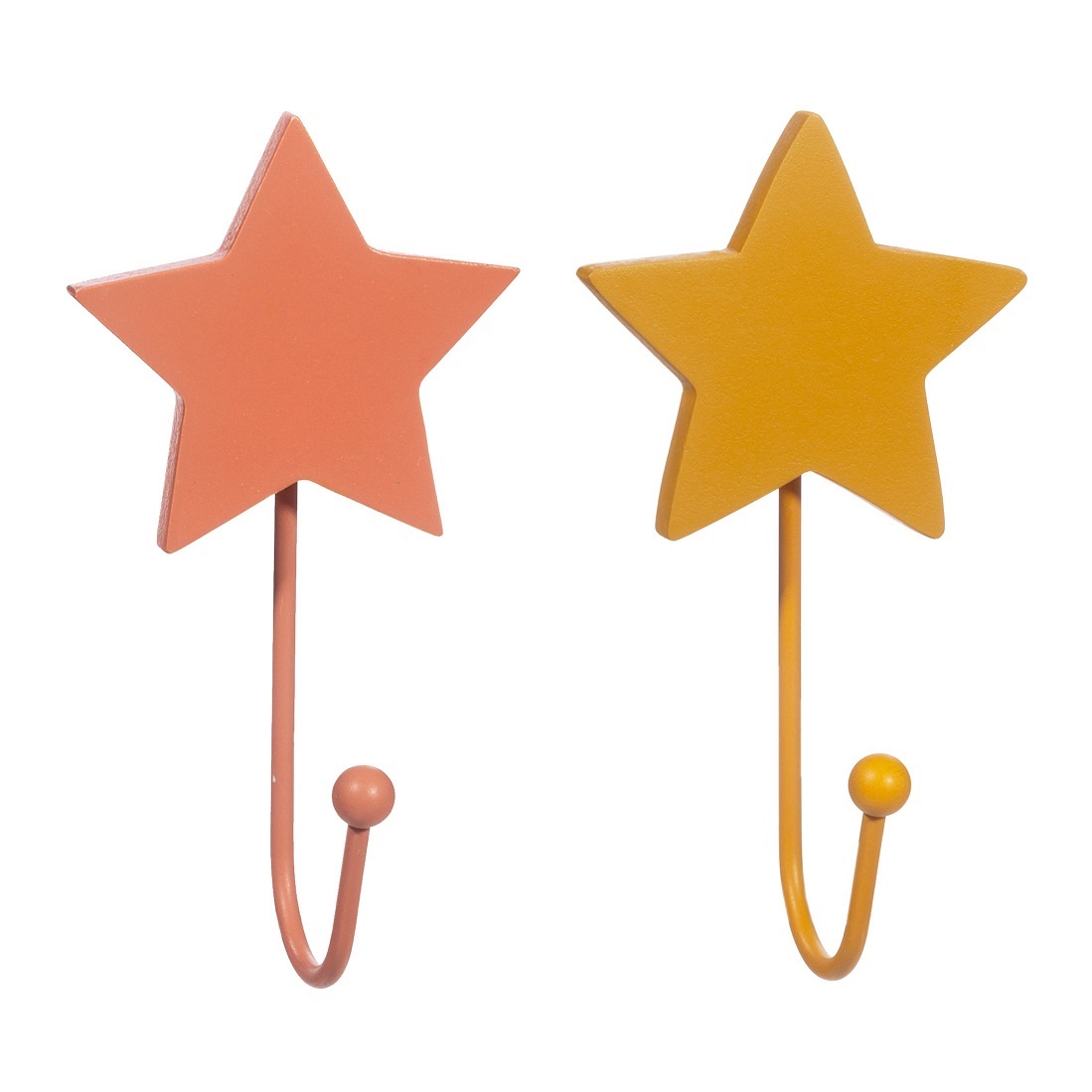 Sass&Belle, veggkrok stjerne, 2-pakk