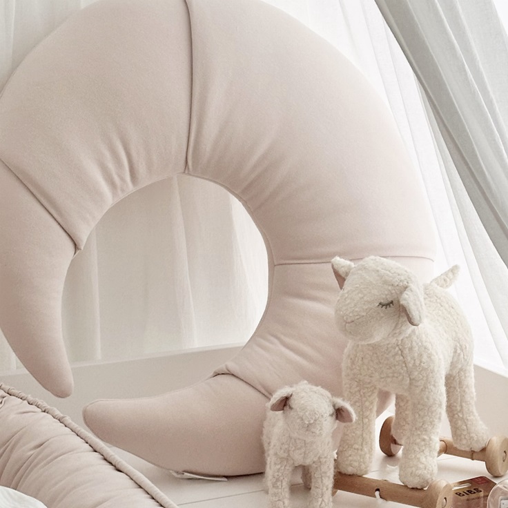Cotton & Sweets, ammekudde Croissant, pudderrosa - Bilde 5