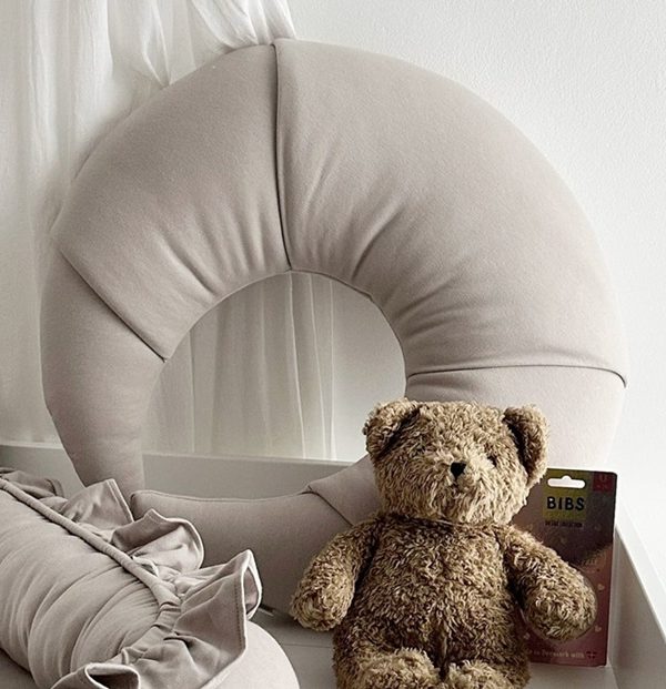 Cotton & Sweets, ammekudde Croissant, mørkbeige