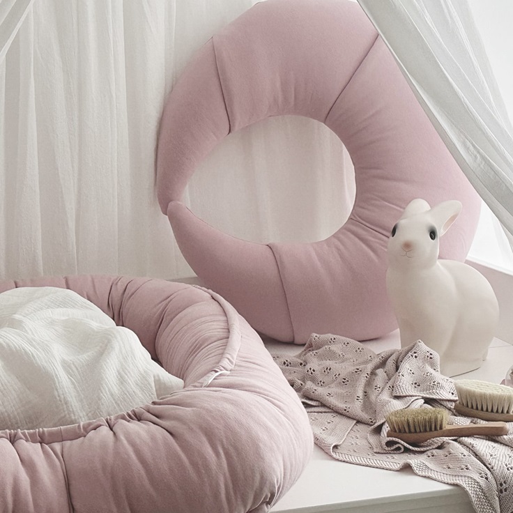 Cotton & Sweets, ammekudde Croissant, blush - Bilde 4