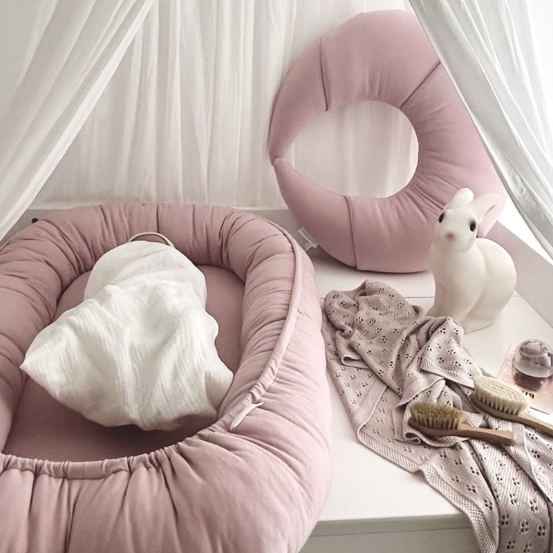Cotton & Sweets, ammekudde Croissant, blush - Bilde 3
