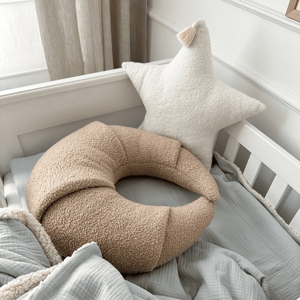 Cotton & Sweets, ammekudde boucle Croissant, chocolate