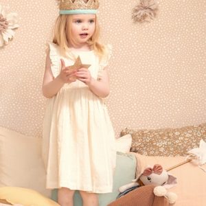 Majvillan, tapet til barnerommet Dots, soft pink