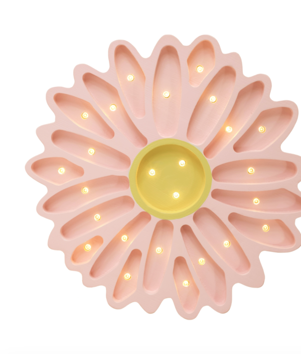 Little Lights, Nattlampe til barnerommet, Daisy powder pink