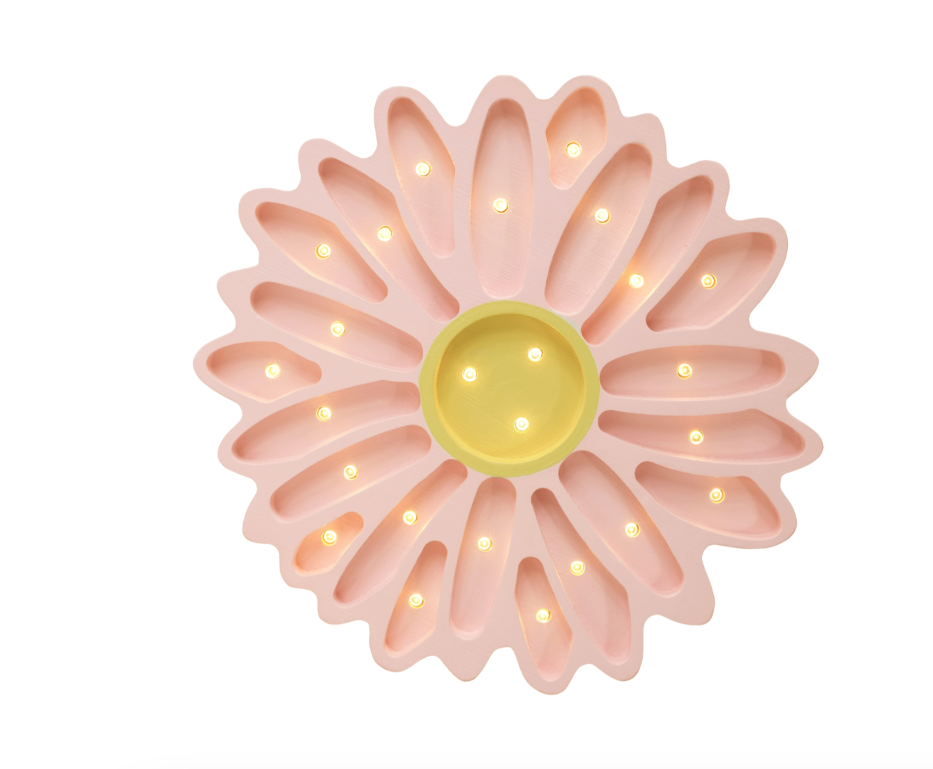Little Lights, Nattlampe til barnerommet, Daisy powder pink