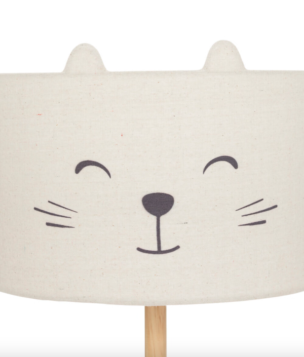 Gulvlampe til barnerommet, katt