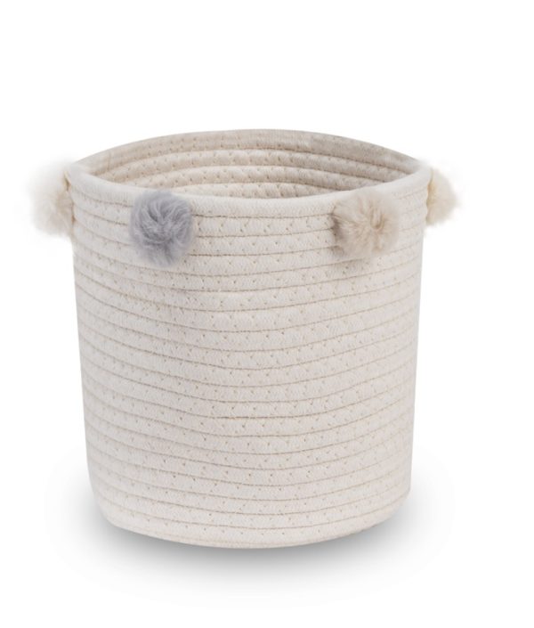 Babylove oppbevaringskurv til barnerommet (creme)