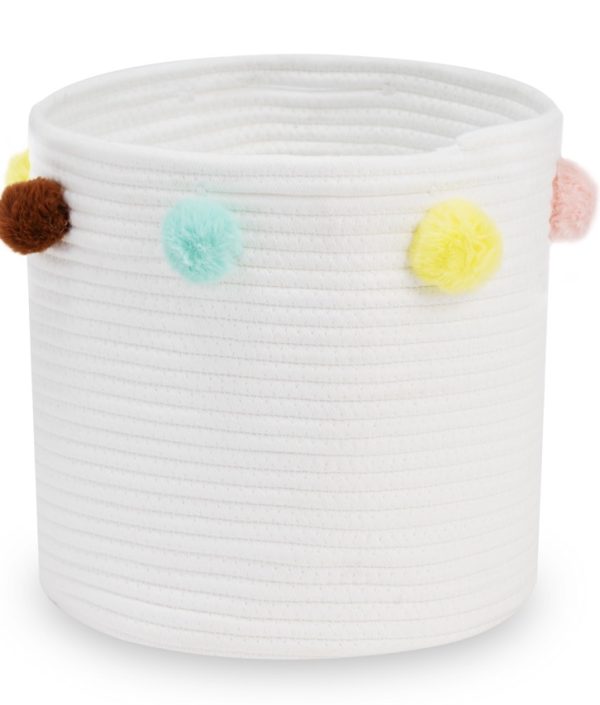 Babylove stor oppbevaringskurv til barnerommet (creme)