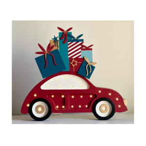 Little Lights, Nattlampe til barnerommet, Beetle mini red christmas
