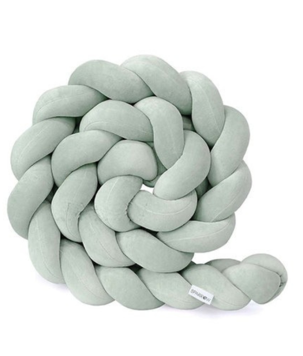 Sengehest flettet, Powder Mint