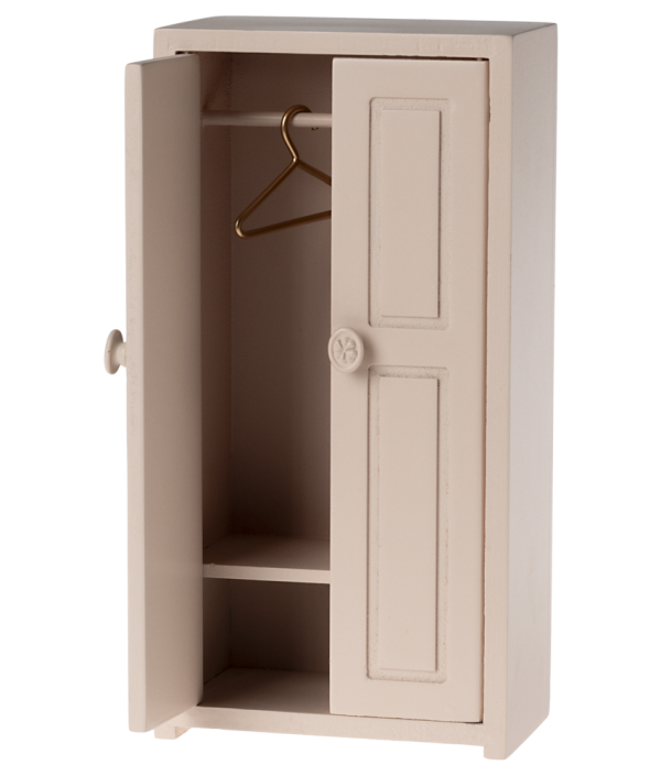 Maileg, Garderobe til Mus, Lys rosa