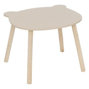 Bord teddybjørn, beige