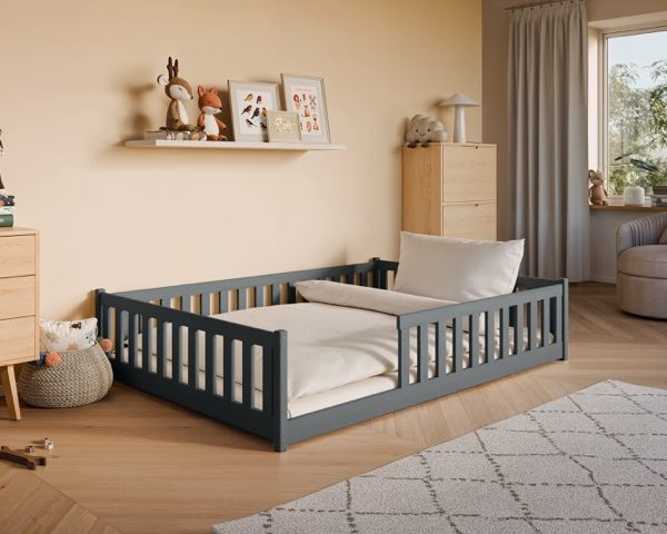 Stor juniorseng Mira 140x200 cm, antrasitt
