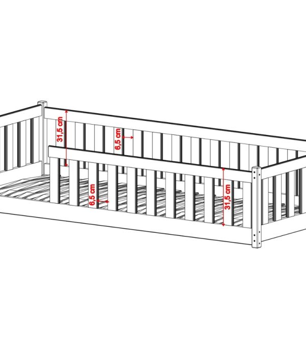 Stor juniorseng Mira 140x200 cm, kashmir