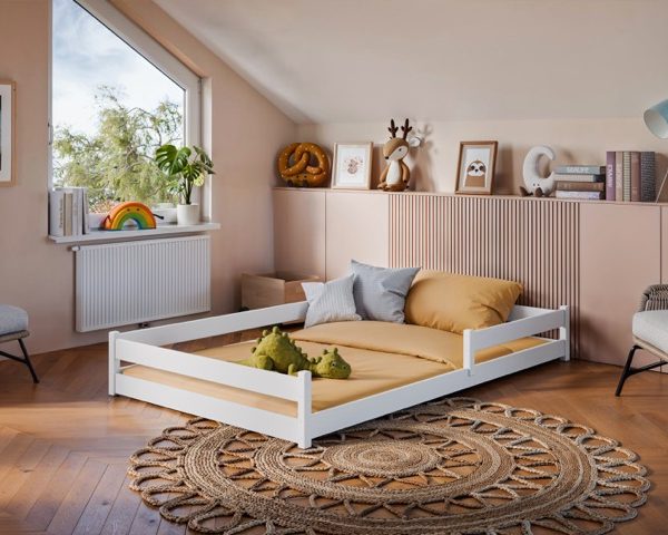 Barneseng Zora 120x200 cm, hvit