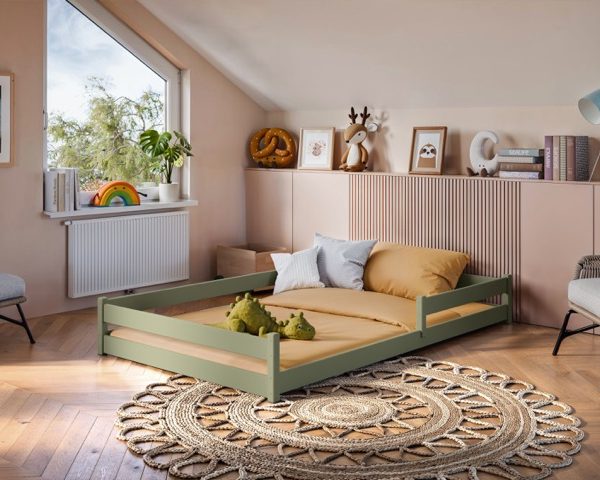Barneseng Zora 120x200 cm, olive