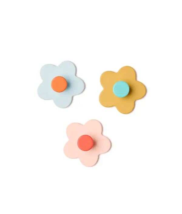 Kid`s Concept, Knagg blomst mix 3stk