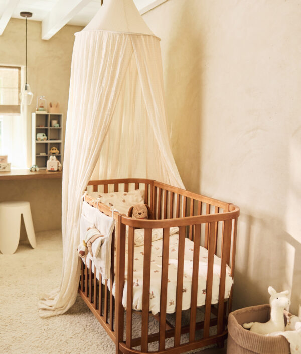 Jollein, sengehimmel Cosy Check Sand