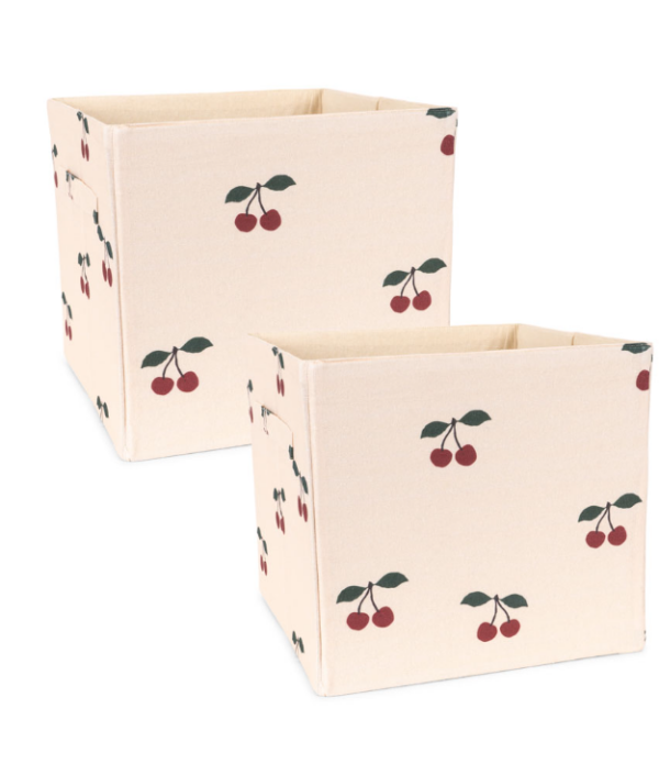 Konges Sløjd, oppbevaringsboks 2-pack Cherry